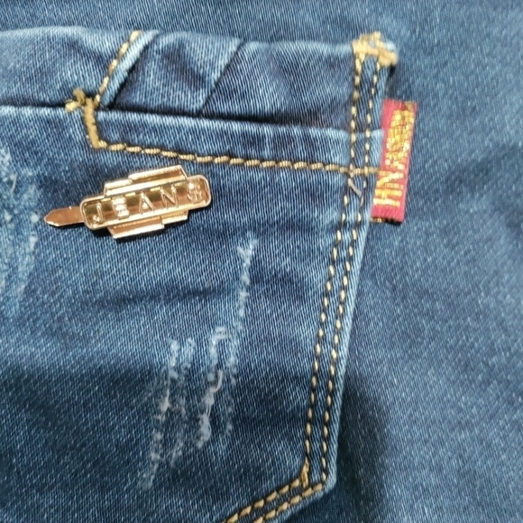 Hoang Son Woman jean shorts size 5/6 EU 36 high waisted - Picture 6 of 6